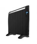 Cecotec Ready Warm 1800 Thermal Black Radiador Electrico Bajo Consumo 1200W - 8 Elementos - Colocacion en Pared o de Pie - Panta