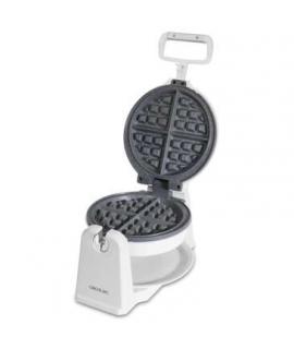 Cecotec Fun Gofrestone Sphere Gofrera 1000W - Revestimiento Antiadherente RockStone - Diseño Circular - Rotacion 180º para Optim