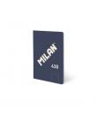 Milan 430 Libreta Encolada Formato A5 Hojas Blancas - 48 Hojas de 95 gr/m2 - Microperforado - Tapa Blanda - Color Azul