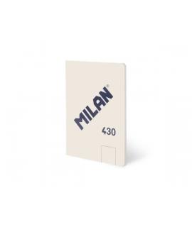 Milan 430 Libreta Encolada Formato A5 Hojas Blancas - 48 Hojas de 95 gr/m2 - Microperforado - Tapa Blanda - Color Beige