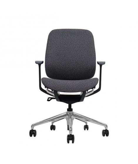 Cromad Zenith Collection Silla de Oficina - Piston de Gas de Grado 4 - Respaldo Ergonomico - Reposabrazos Ajustables - Color Neg