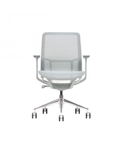 Cromad Gama Sense Elegance Silla de Oficina - Piston de Gas de Grado 4 - Respaldo Ergonomico - Malla Elastica 3D Transpirable - 