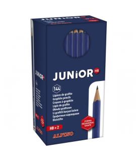 Alpino Junior Pack de 144 Lapices de Grafito HB con Cabecilla - Espacio para el Nombre