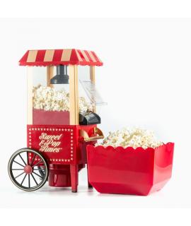 Innovagoods Sweet & Pop Times Palomitera de Aire Caliente - Potencia 1200W - Estilo Vintage - Cocina sin Aceite - Incluye Medido
