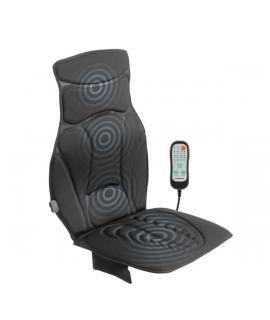Innovagoods Shiatsu Asiento de Masaje Termico - 5 Modos - Funcion Calor - Regulable en Velocidad - Ergonomico - Incluye Adaptado