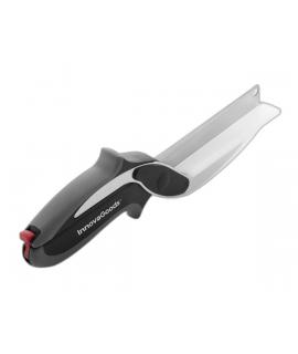 Innovagoods Cuchillo Tipo Tijera con Mini Tabla de Cortar Integrada - Mango Antideslizante - Multifuncion - Bloqueo de Seguridad