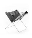Innovagoods Foldecue Mini Barbacoa Portatil de Sobremesa para Carbon - Plegable - Parrilla de 30X24.5cm - Facil de Limpiar - Com