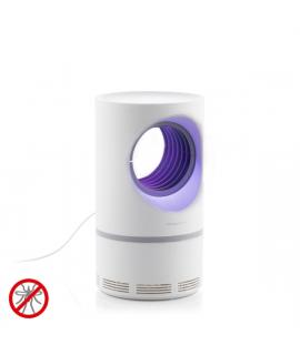 Innovagoods KL Virvel Lampara USB Antimosquitos por Succion - Polipropileno - Silencioso con Menos de 30dB - Alcance hasta 50m2 