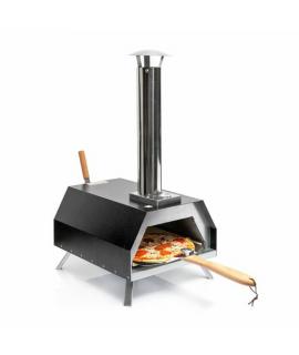 Innovagoods Pizzahven Horno para Pizza con Dispensador de Pellets - Control de Temperatura - Incluye Accesorios - Facil Transpor