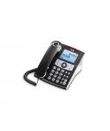 SPC Elegance ID Telefono Fijo - 2 Memorias Directas - Manos Libres - Señal Luminosa Llamadas Perdidas - Color Negro