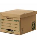 Fellowes Bankers Box Earth Series Maxi Contenedor de Archivos Automontable - Tapa Fija - Admite hasta 6 Caja de Archivo Definiti