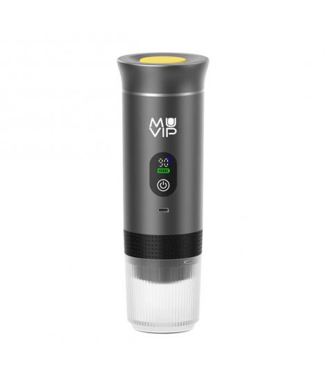 Muvip Xpresscup Cafetera Portatil - Compatible con Cafe Molido y Capsulas DG y NS - Presion de 20 Bares - Modo Caliente y Frio -