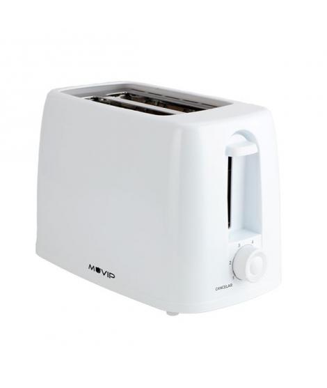 Muvip MV0642 Tostadora de Pan 650W - Capacidad para 2 Rebanadas - 6 Niveles de Tostado - Boton de Cancelacion - Bandeja Inferior