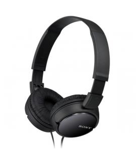 Sony MDR-ZX110B Auriculares con Microfono Integrado - Diadema Ajustable - Auriculares Giratorios - Color Negro