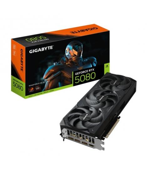 Gigabyte GeForce RTX 5080 Tarjeta Grafica WINDFORCE OC SFF 16GB GDDR7-3x DP, HDMI