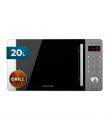 Cecotec ProClean 5110 Inox Microondas con Grill - 700W - Capacidad 20L - Pantalla LED - Acero Inoxidable - Seguro Infantil - Rev